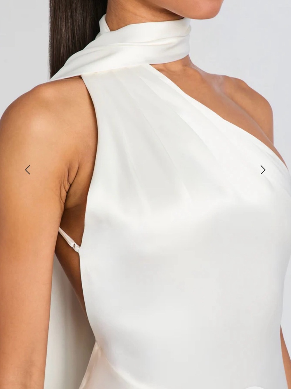 Retrofete Kelsa Dress - Ivory Silk - Worn once + Dry cleaned - Picture 3 of 9